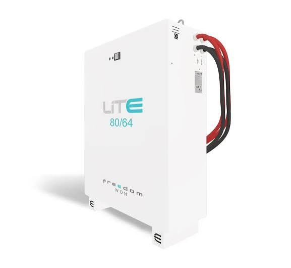 FREEDOM WON LiTE BUSINESS 80/64 52V LiFePO₄ LITHIUM BATTERY – 80KWH
